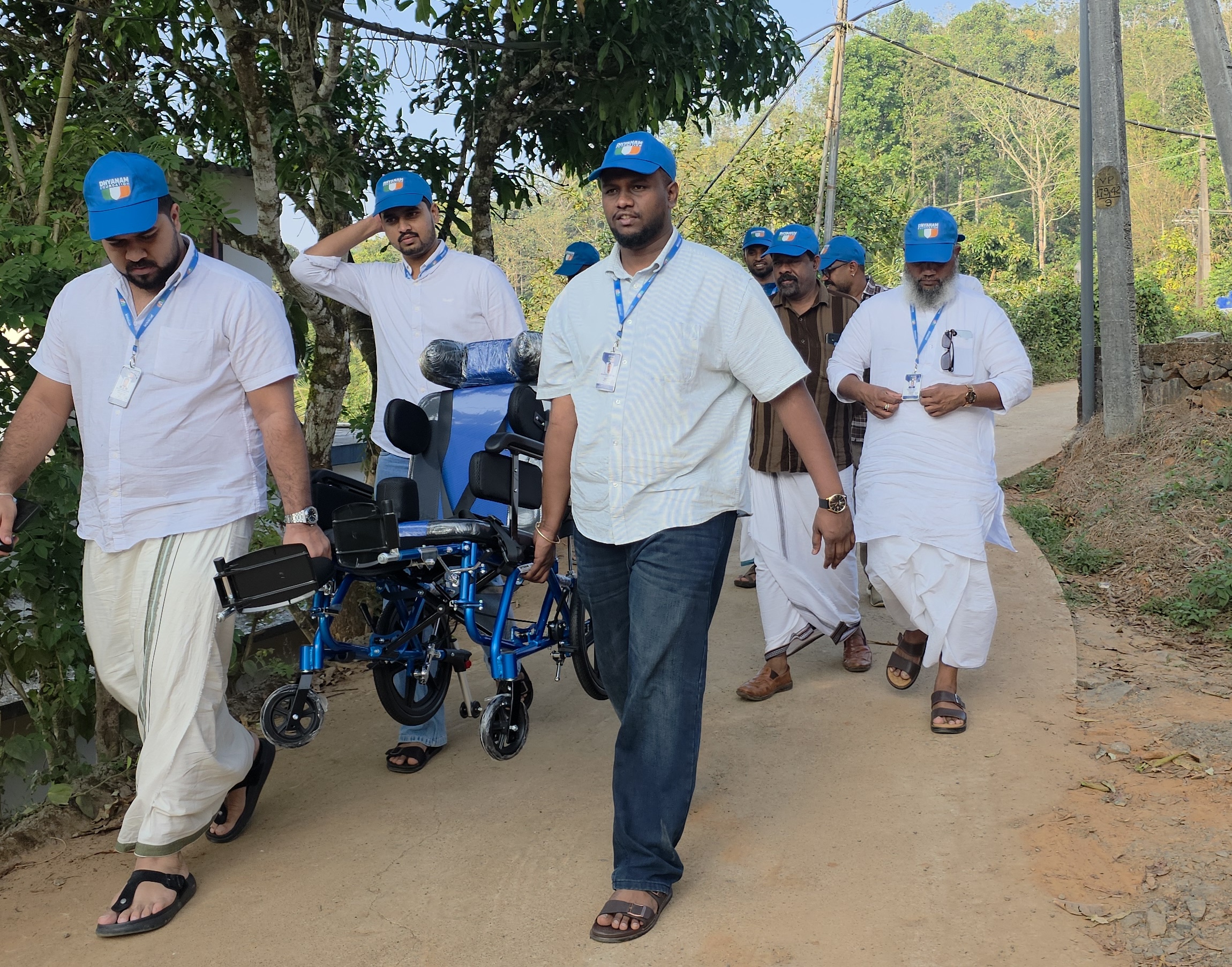 GOVERNMENT HOSPITAL DHYANAM FOUNDATION WHEEL CHAIR CONTRIBUTION